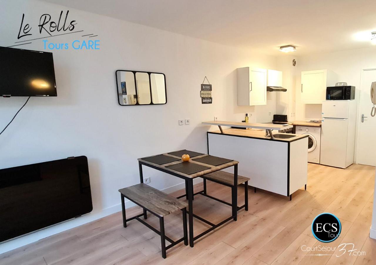 "Le Roll'S" - 1 Chambre - 5 Couchages - Calme - Terrasse - Parking Prive Tours Exterior foto