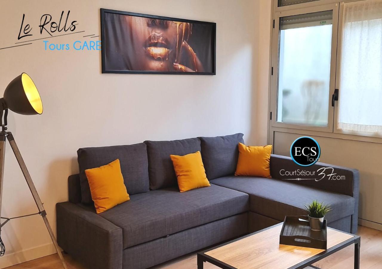 "Le Roll'S" - 1 Chambre - 5 Couchages - Calme - Terrasse - Parking Prive Tours Exterior foto