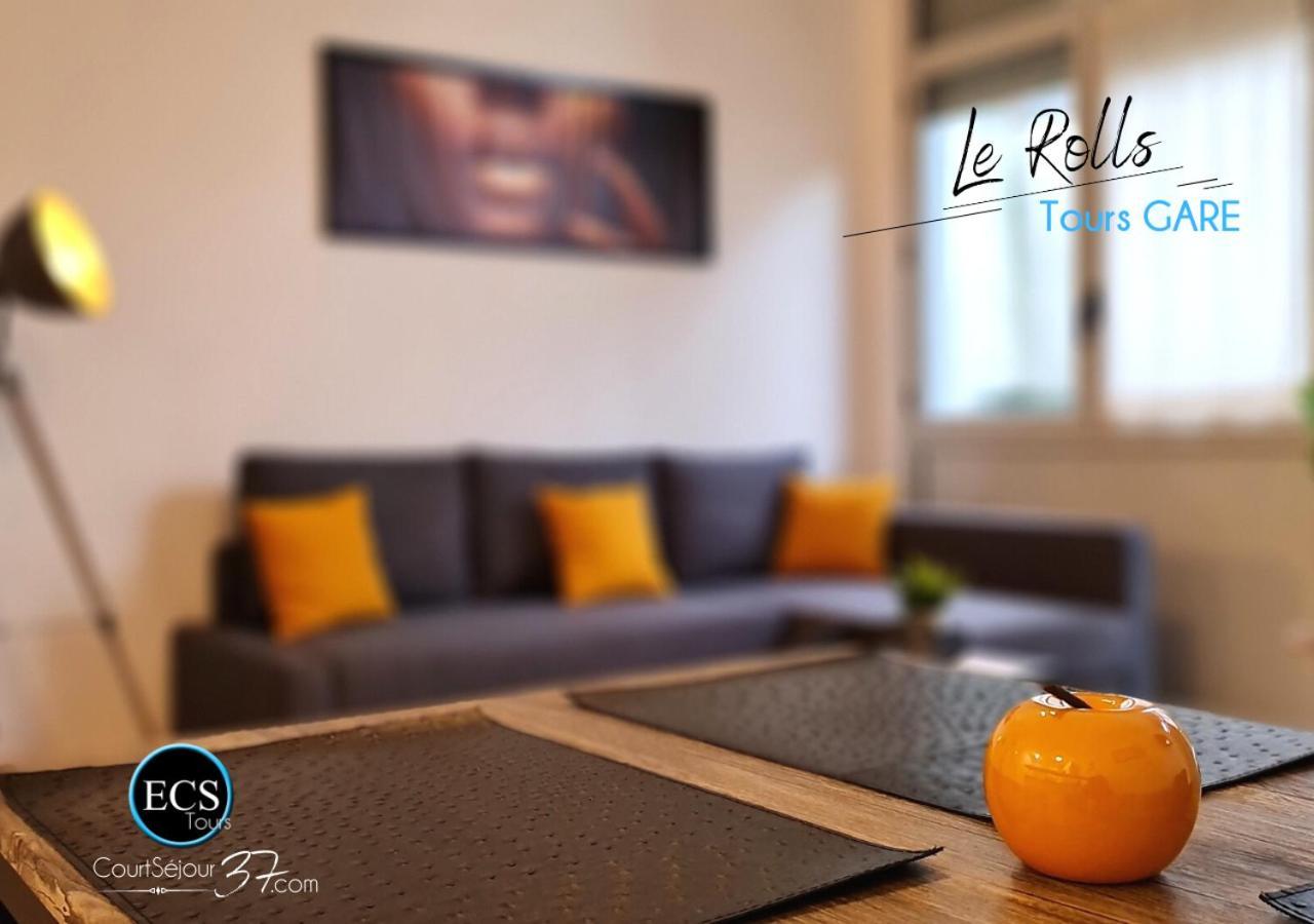 "Le Roll'S" - 1 Chambre - 5 Couchages - Calme - Terrasse - Parking Prive Tours Exterior foto