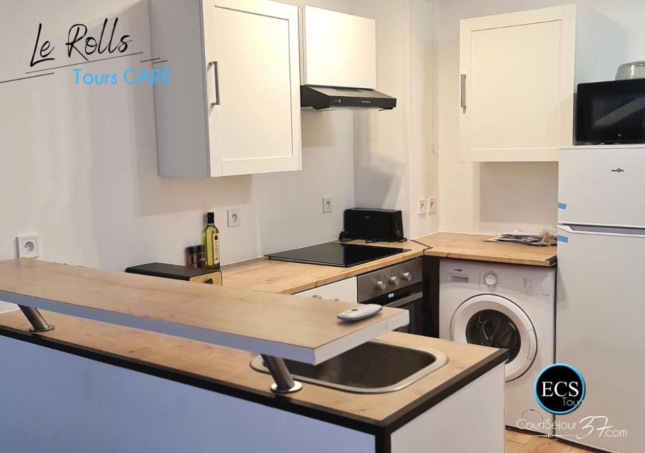 "Le Roll'S" - 1 Chambre - 5 Couchages - Calme - Terrasse - Parking Prive Tours Exterior foto